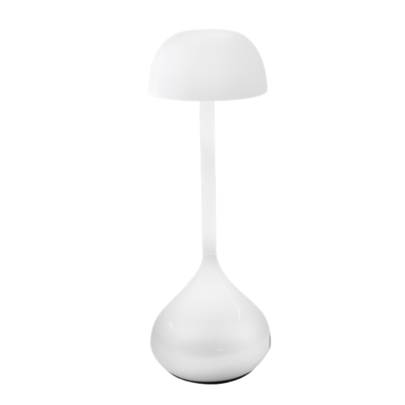 Alunari Wireless Rechargeable Mushroom Table Lamp – Touch Dimmable LED Light