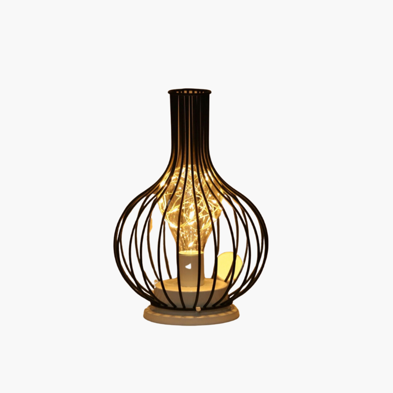 Auralux Wireless LED Table Lamp – Cordless, Warm Light, Metal Design