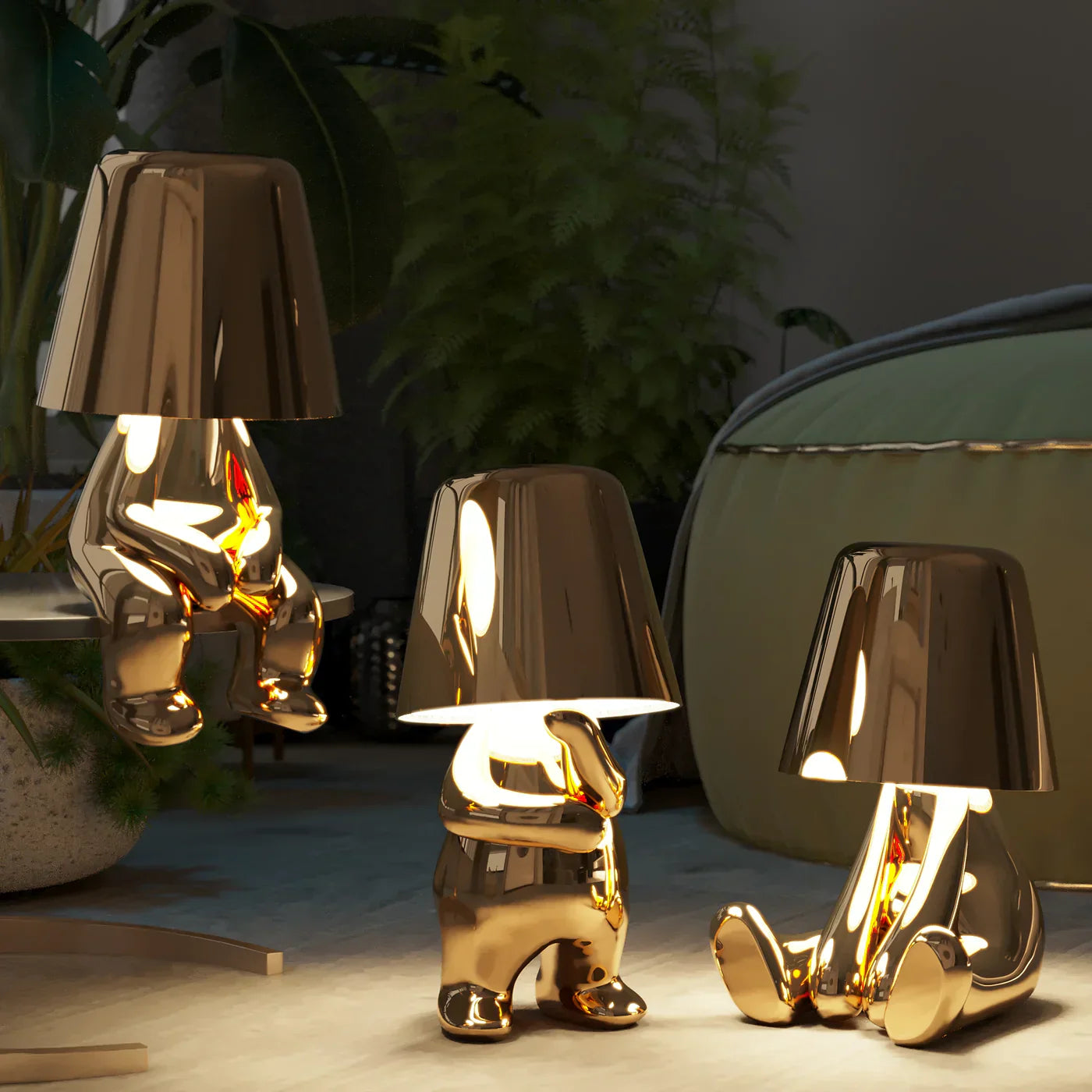 Celestia – Brothers Collection – Wireless LED Sculptural Table Lamp