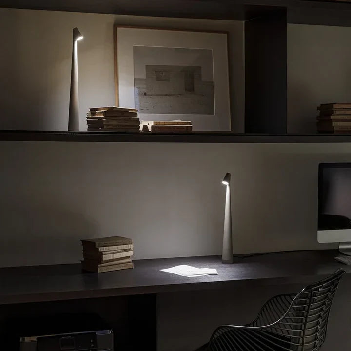CoreShine Wireless Rechargeable LED Table Lamp – 45 cm, Touch Dimmable, 2700K Warm White