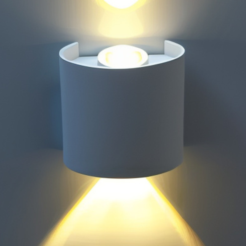 CozyShine LED Wall Lamp – Compact Square Design, 40 LEDs, 77x77mm