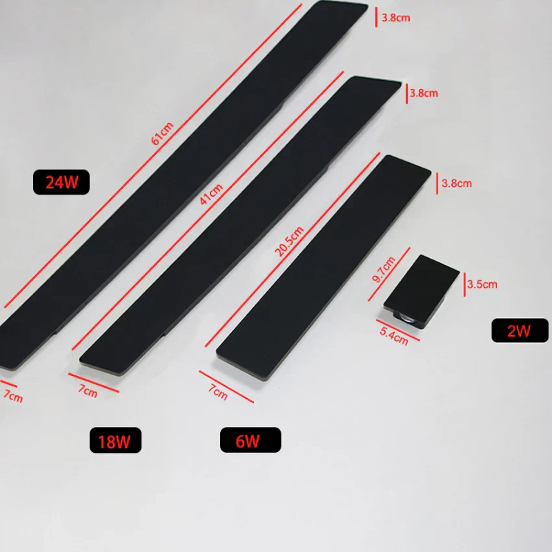 EcoShine Weatherproof LED Wall Lamp – Warm White, Multiple Sizes