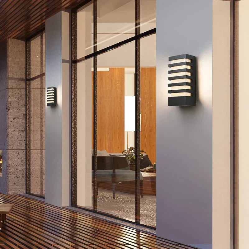 EdgeRay LED Wall Light – Sleek Aluminum Design, Warm/Cold White Options