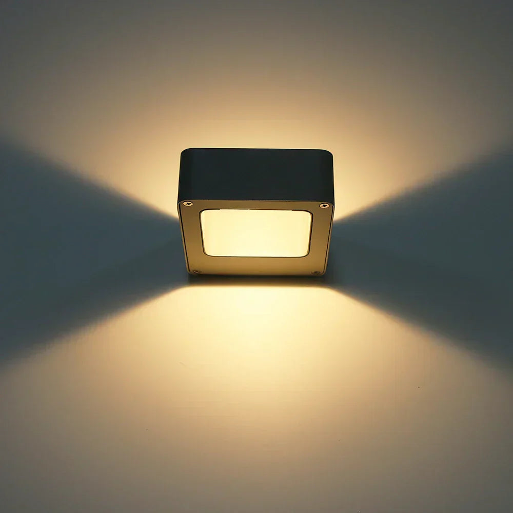 EternaShine Waterproof LED Outdoor Lamp – Warm White, Aluminum Housing