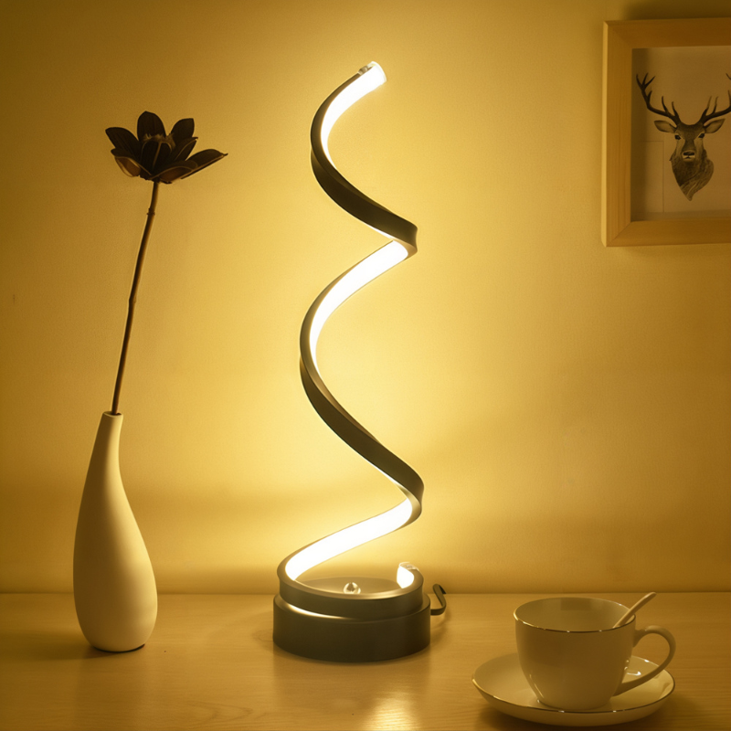 FestiLux LED Table Lamp – Adjustable Brightness & Color, Sleek Aluminum Design