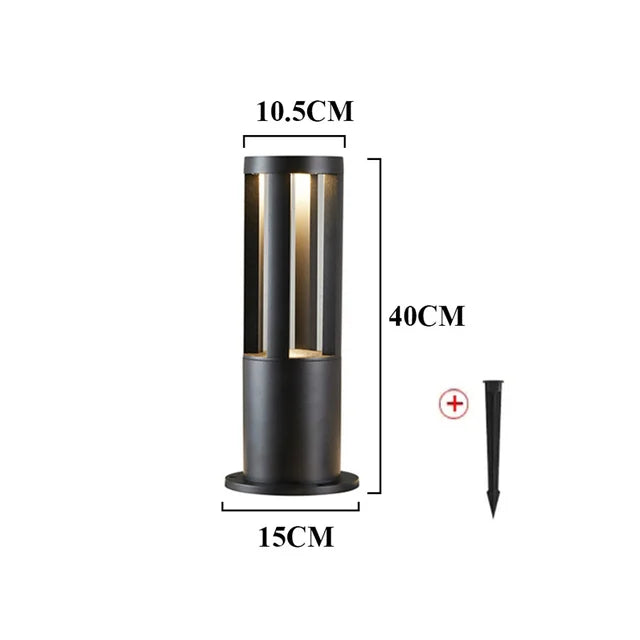 GardenGleam Energy-Efficient LED Garden Bollard Light – Modern Outdoor Pathway