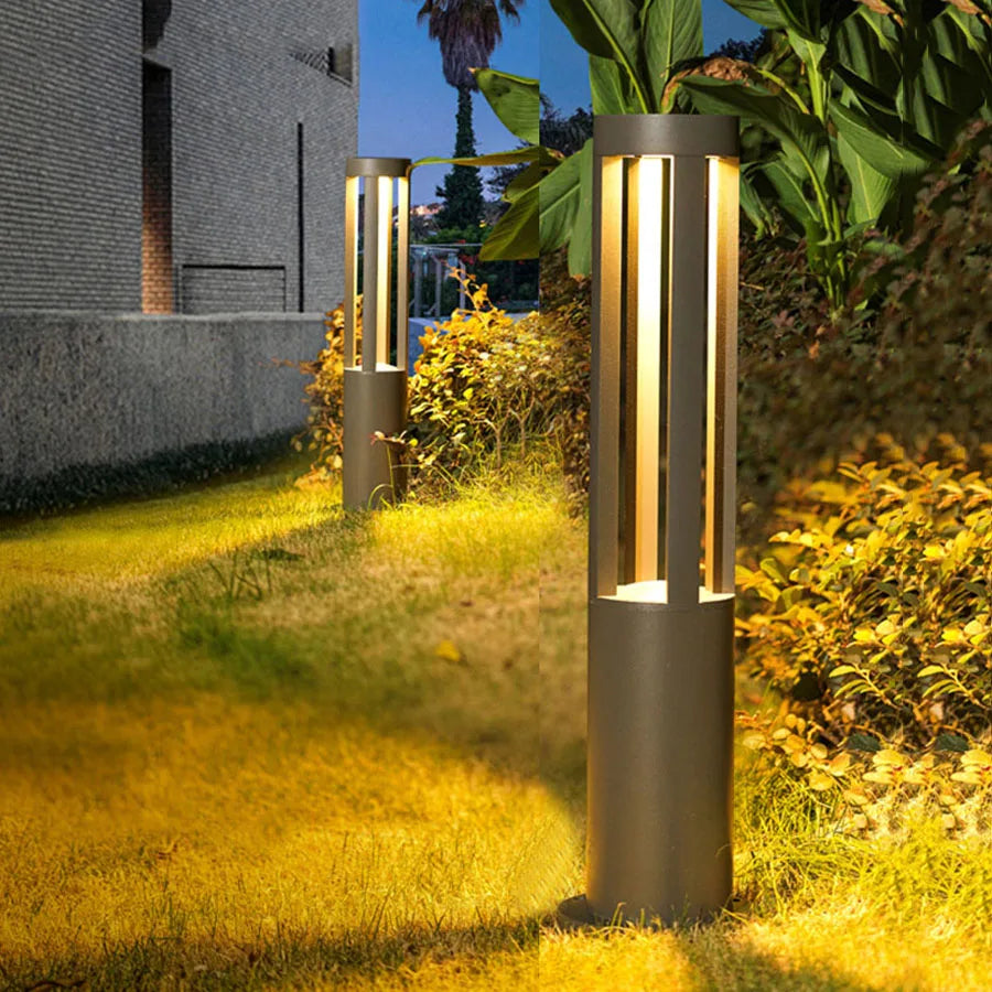 GardenGleam Energy-Efficient LED Garden Bollard Light – Modern Outdoor Pathway