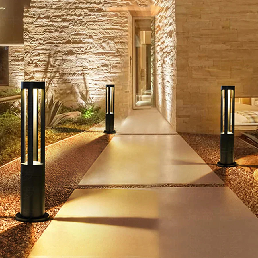 GardenGleam Energy-Efficient LED Garden Bollard Light – Modern Outdoor Pathway