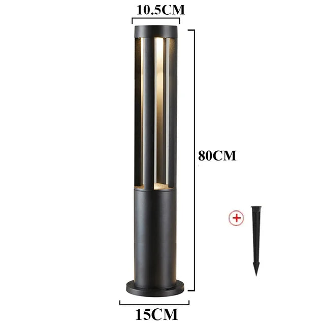 GardenGleam Energy-Efficient LED Garden Bollard Light – Modern Outdoor Pathway