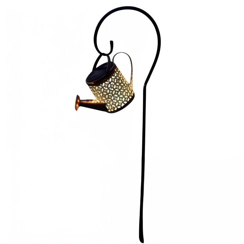 Glinta Solar-Powered Watering Can Light – Decorative Garden LED with Cascading Warm White Lights