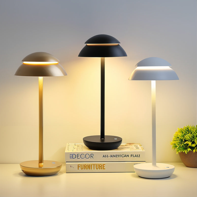 Glowé Rechargeable LED Table Lamp – Dimmable, Cordless, 3000K Warm White
