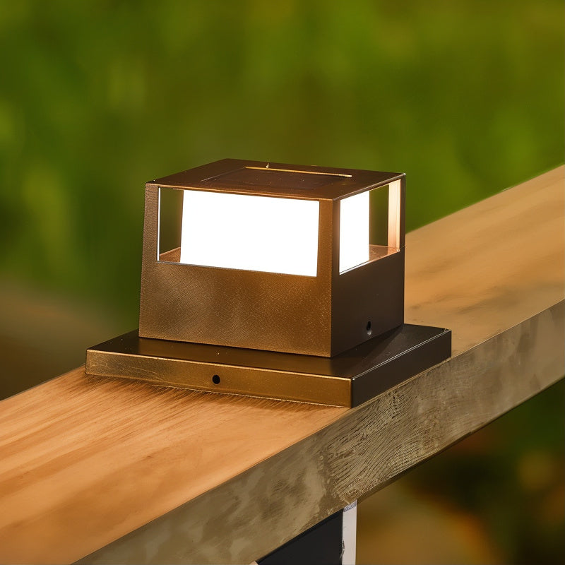 HelioLux Solar-Powered Waterproof LED Outdoor Lamp – IP65, 3.7V Rechargeable, Warm White