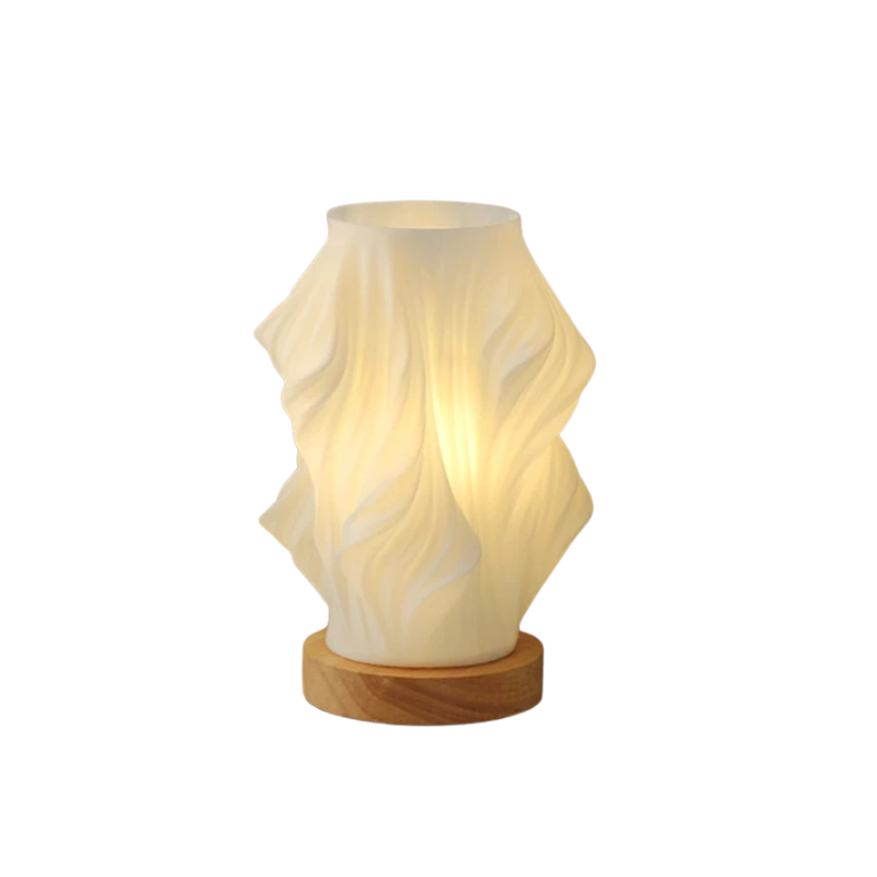 Interiora Modern Design Table Lamp – Touch-Dimmable LED, Sleek Geometric Silhouette