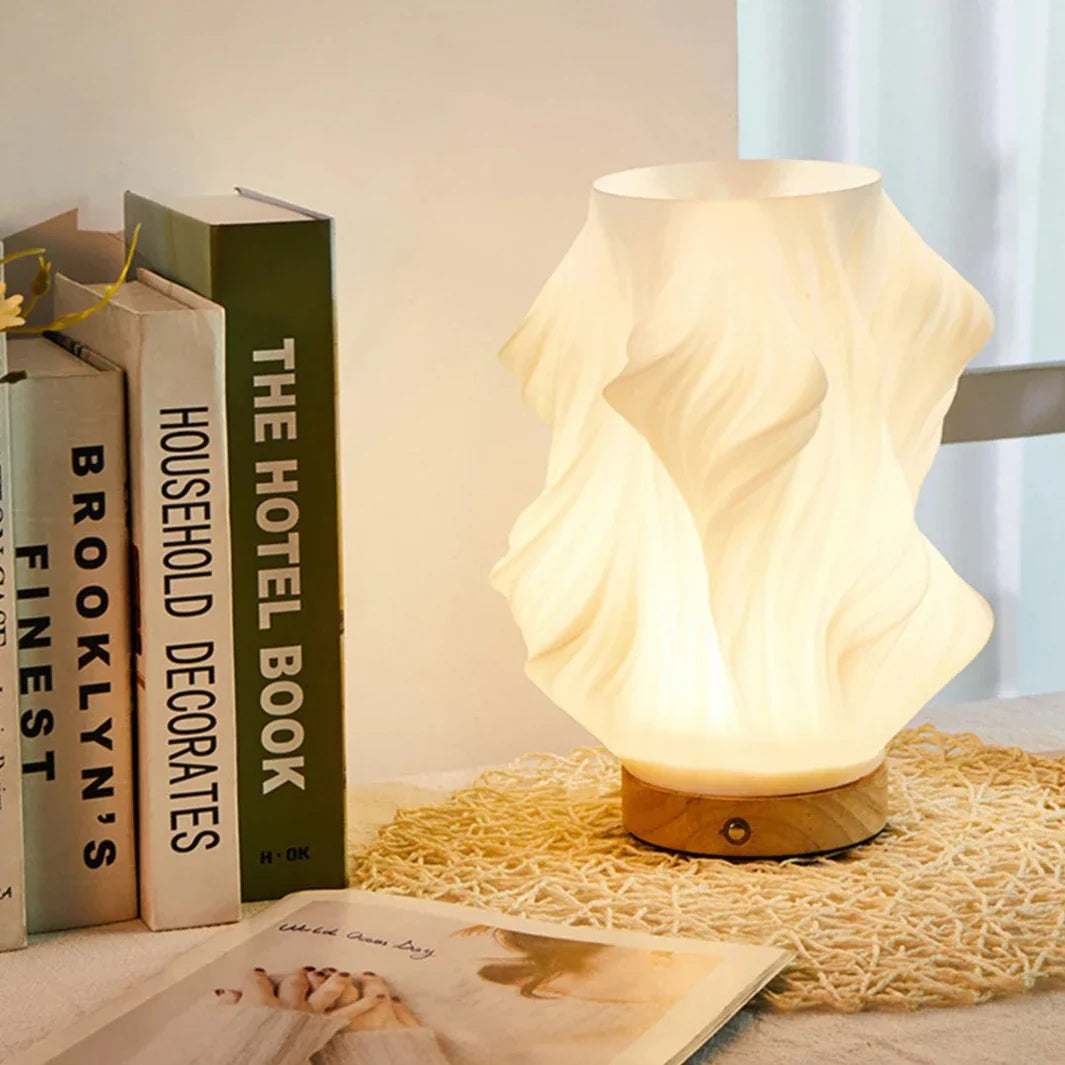 Interiora Modern Design Table Lamp – Touch-Dimmable LED, Sleek Geometric Silhouette