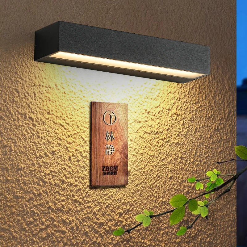 LumaVolt Outdoor LED Wall Light – Rechargeable, Dual USB Output, Warm White