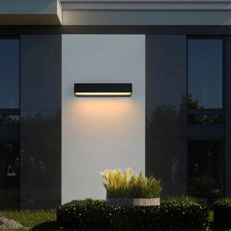 LumaVolt Outdoor LED Wall Light – Rechargeable, Dual USB Output, Warm White