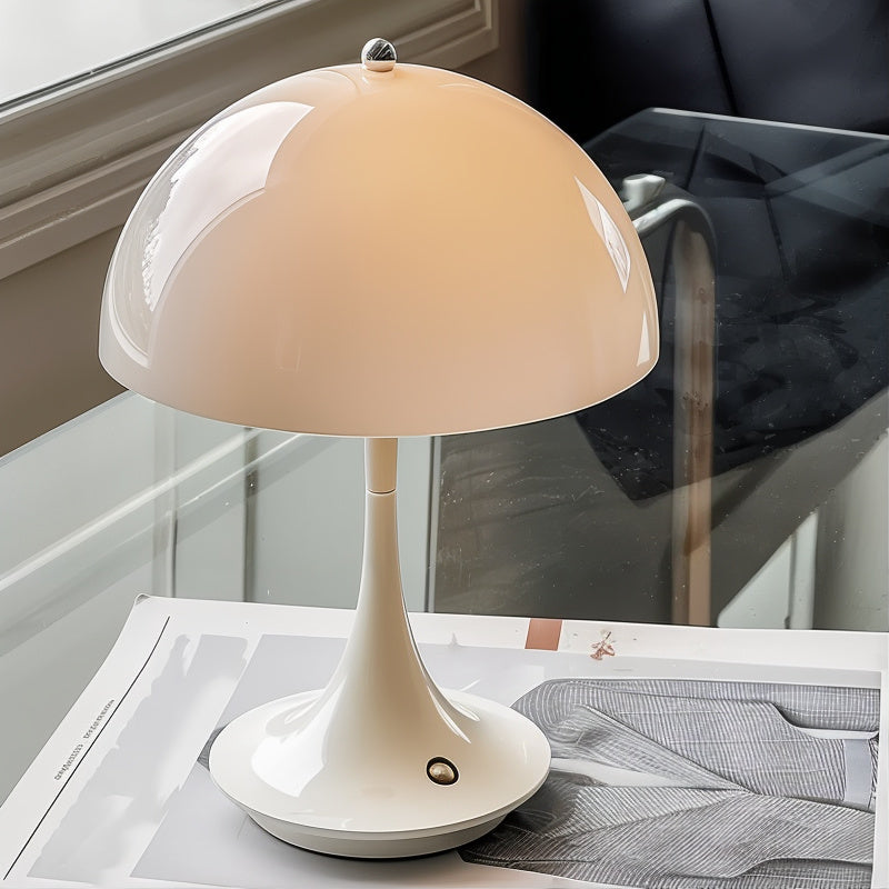 Lumenique Modern LED Table Lamp – Touch-Dimmable, Adjustable Brightness, 3000K Warm White
