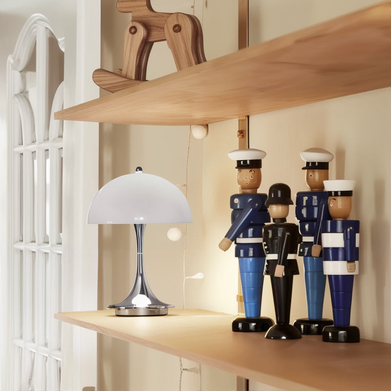 Lumenique Modern LED Table Lamp – Touch-Dimmable, Adjustable Brightness, 3000K Warm White