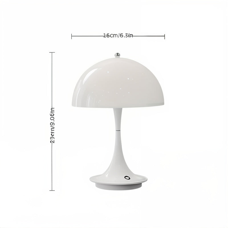 Lumenique Modern LED Table Lamp – Touch-Dimmable, Adjustable Brightness, 3000K Warm White