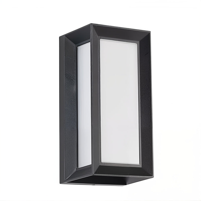 LumiFrame Waterproof LED Outdoor Wall Light – 8W Integrated, Warm White (3000K), IP65-Rated