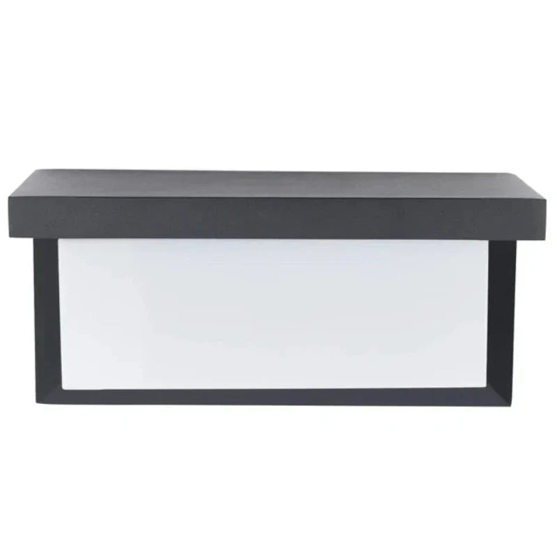 LumiSun Waterproof LED Outdoor Wall Light – IP65, Integrated Warm White (3000K)