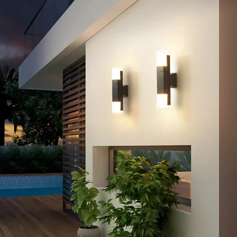 LumoLine Ultra-Slim Dimmable LED Outdoor Light – Warm White (3000K), Sleek Aluminum Profile