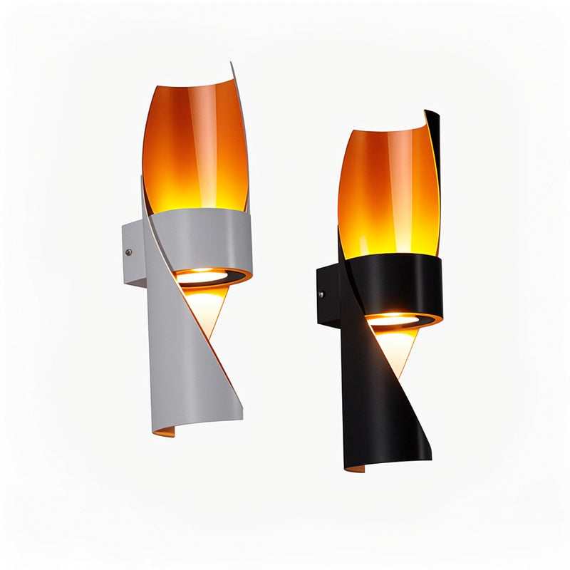 Luxava Waterproof LED Outdoor Wall Light – IP65, Integrated Warm White (3000K)