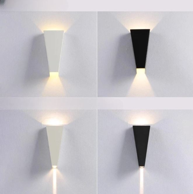 LuxeLane Sleek LED Wall Light – Dimmable Warm White (3000K), Modern Aluminum Design