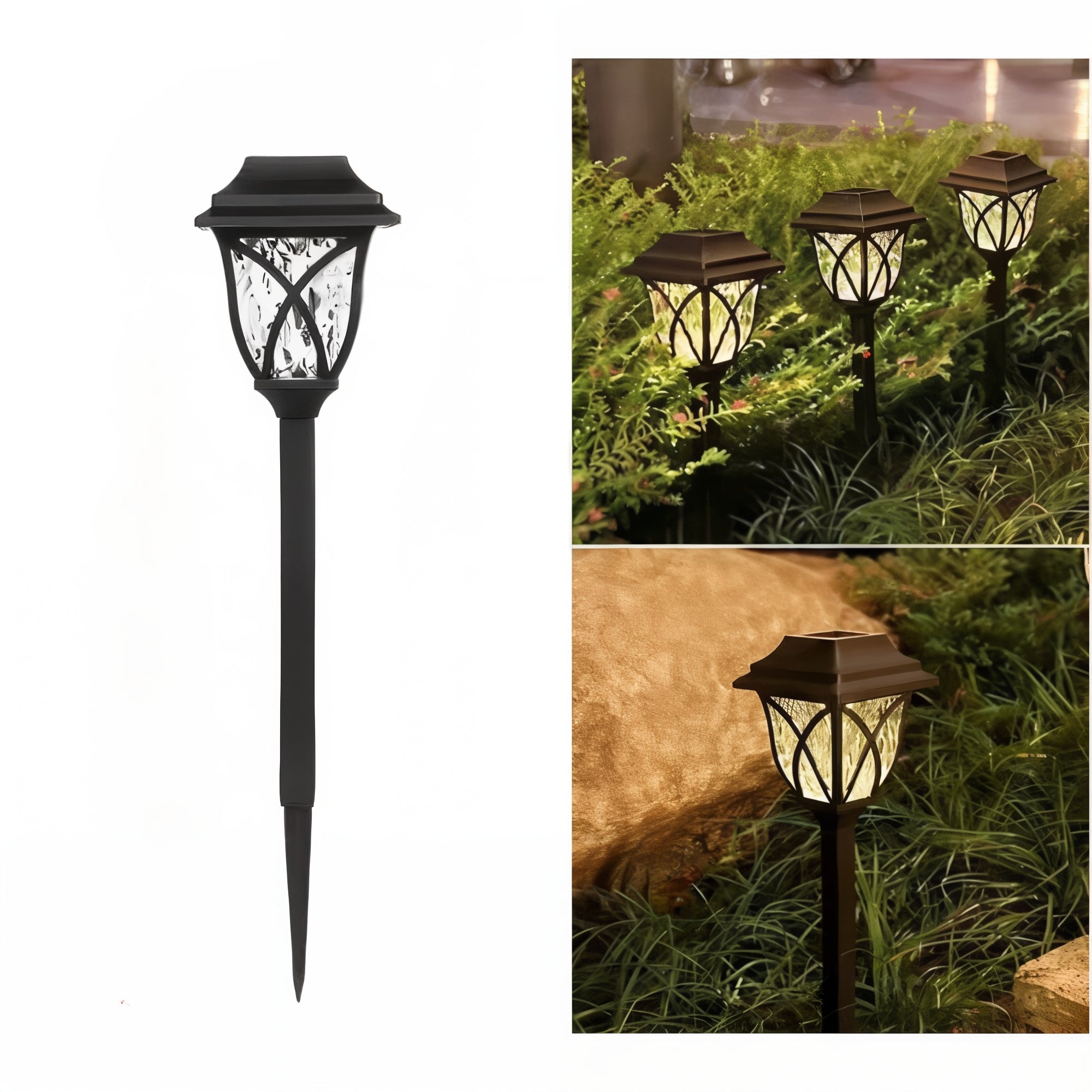 PathGlow Solar-Powered LED Garden Lights – Waterproof String, Warm White, 3.5m