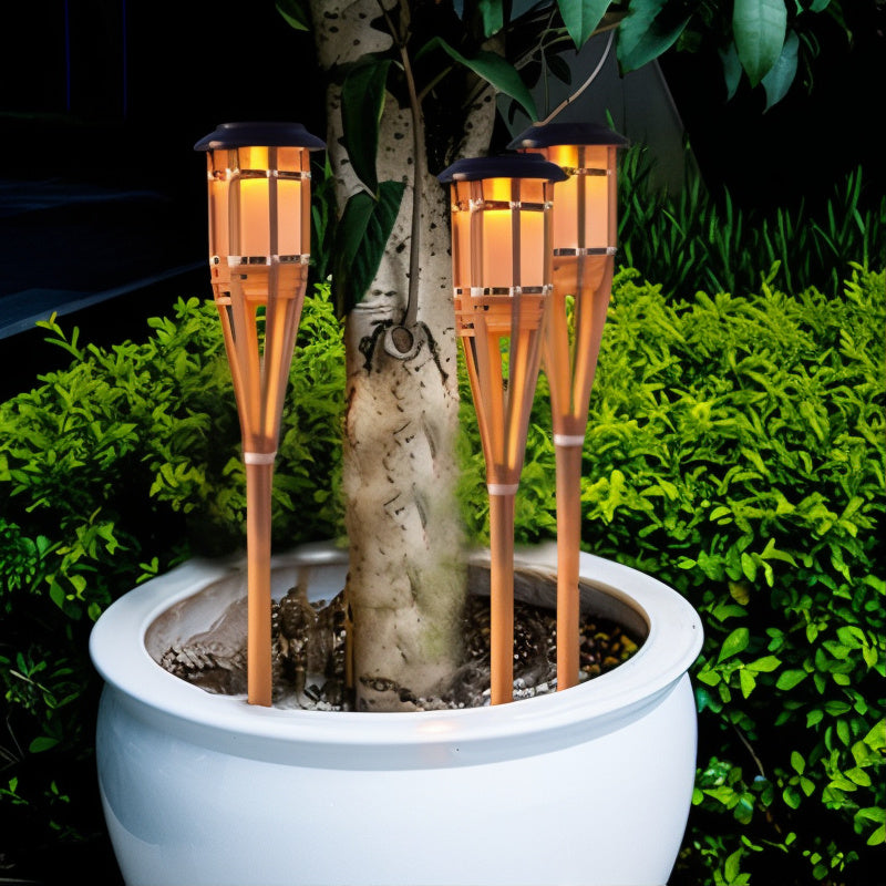 PowerFlare LED Eco-Friendly Solar Torch – Solar - Powered, Adjustable, IP65 Waterproof (6000K Daylight White)