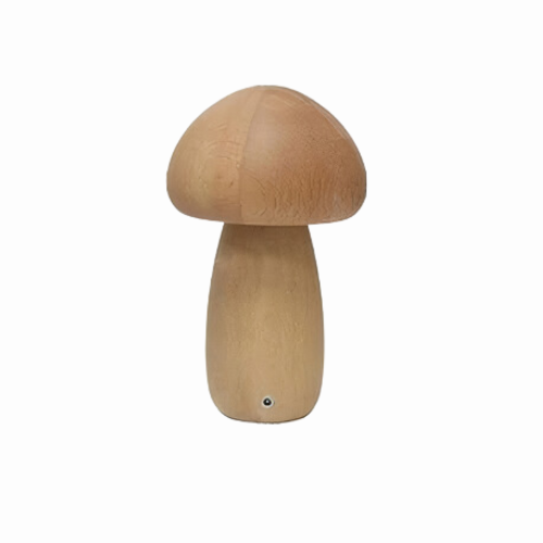 ShroomGlow USB Rechargeable Mushroom LED Table Lamp – Touch-Dimmable Warm White, Portable