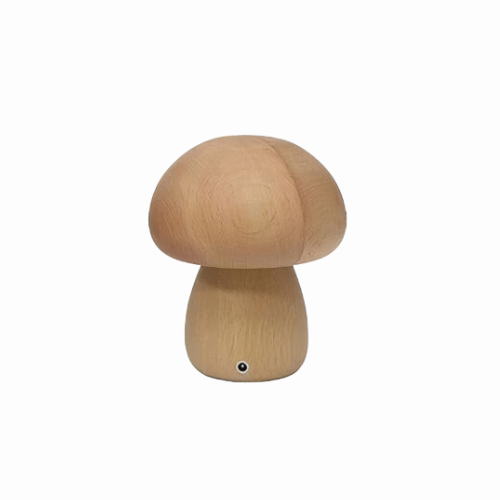 ShroomGlow USB Rechargeable Mushroom LED Table Lamp – Touch-Dimmable Warm White, Portable