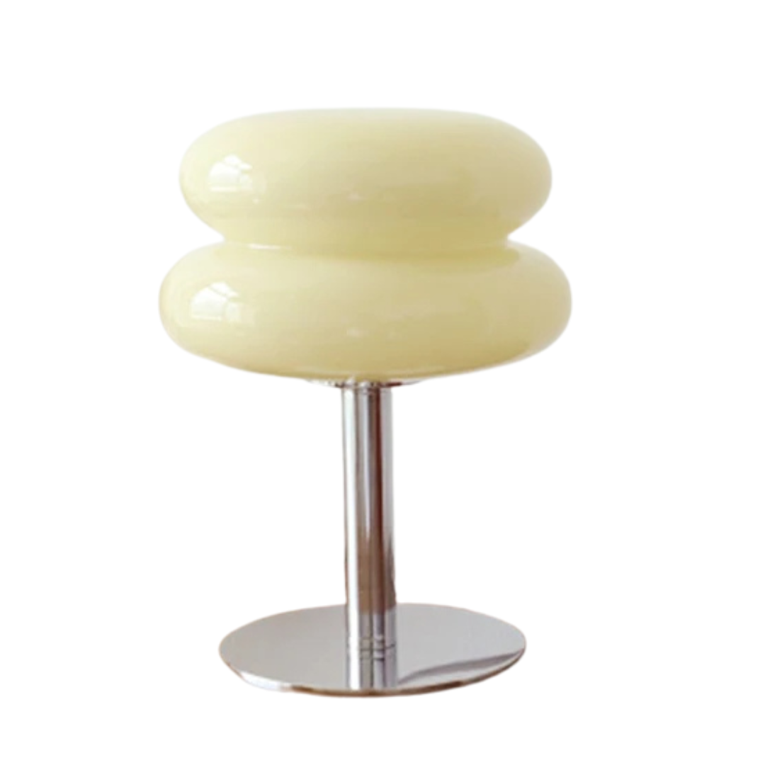 Solambra Italian Designer LED Table Lamp – Dimmable Warm White (3000K), Polished Metal Finish