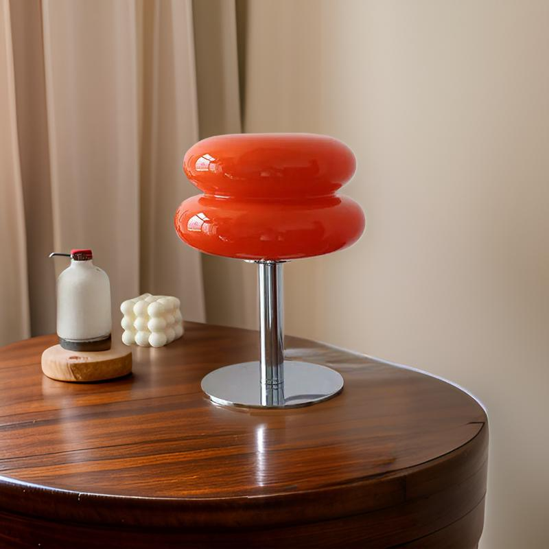 Solambra Italian Designer LED Table Lamp – Dimmable Warm White (3000K), Polished Metal Finish