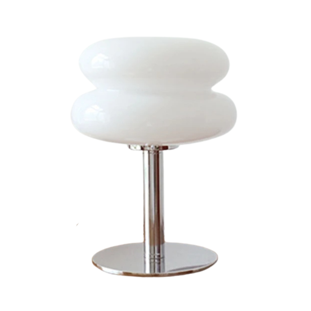 Solambra Italian Designer LED Table Lamp – Dimmable Warm White (3000K), Polished Metal Finish