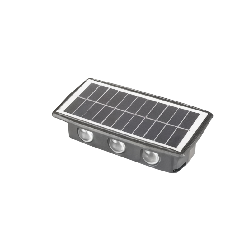 SolaraRay - Solar-Powered Outdoor LED Wall Light – 40-LED, IP65 Waterproof ABS, Warm White (25×10×5 cm)