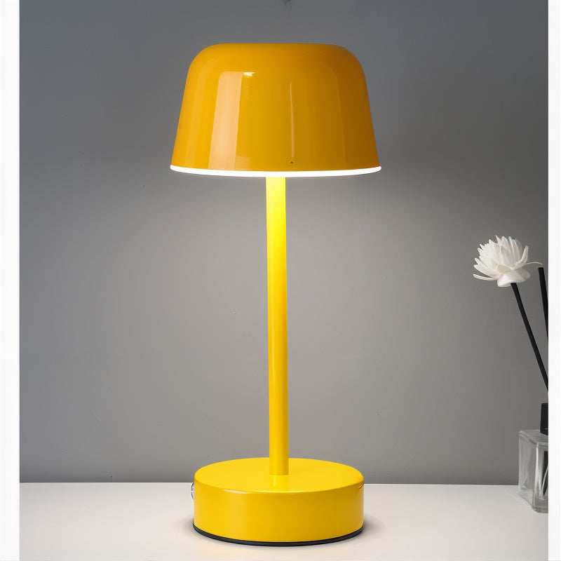 SoluGlow Wireless Rechargeable LED Table Lamp – Touch-Dimmable Aluminum, 4–8 Hr Runtime