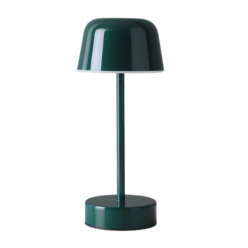 SoluGlow Wireless Rechargeable LED Table Lamp – Touch-Dimmable Aluminum, 4–8 Hr Runtime