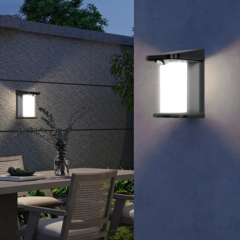 TerraGlow Waterproof Motion Sensor LED Wall Light – 8W, 3000K Warm White, IP65