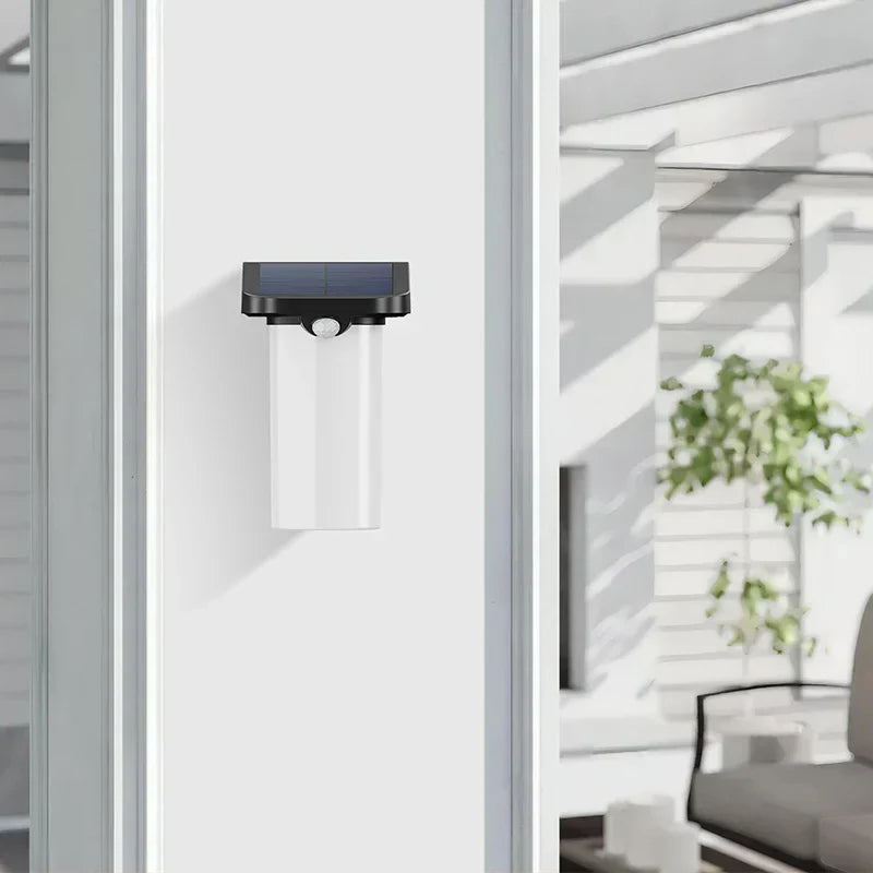 TerraGlow Waterproof Motion Sensor LED Wall Light – 8W, 3000K Warm White, IP65