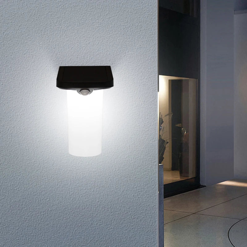 TerraGlow Waterproof Motion Sensor LED Wall Light – 8W, 3000K Warm White, IP65
