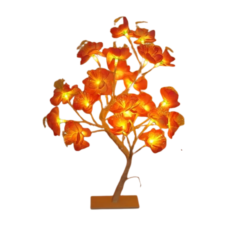 TreeGlow Enchanted LED Tree Lamp – Integrated Warm White LEDs, USB/Battery Powered,