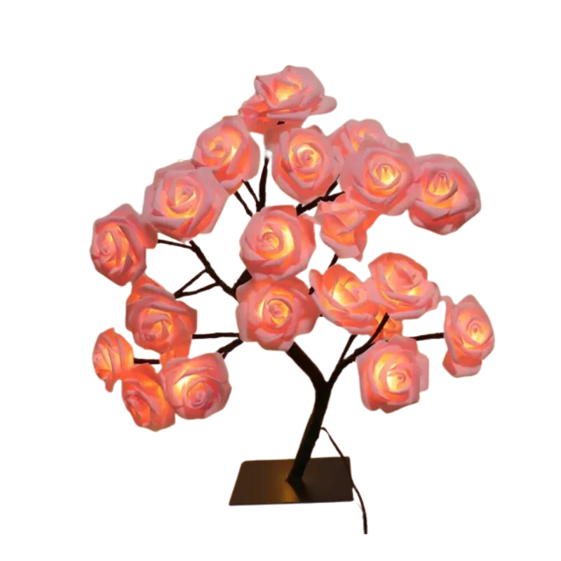 TreeGlow Enchanted LED Tree Lamp – Integrated Warm White LEDs, USB/Battery Powered,