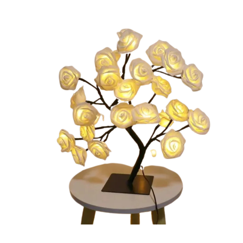 TreeGlow Enchanted LED Tree Lamp – Integrated Warm White LEDs, USB/Battery Powered,