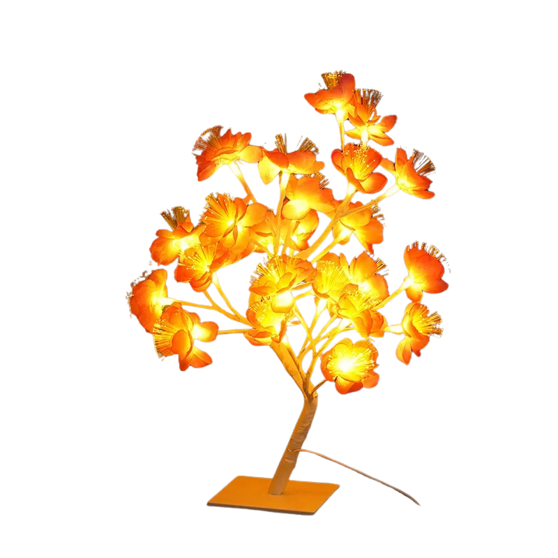 TreeGlow Enchanted LED Tree Lamp – Integrated Warm White LEDs, USB/Battery Powered,