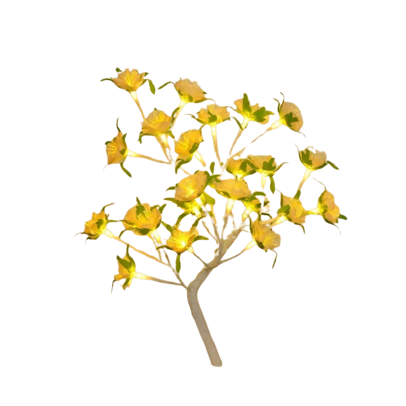 TreeGlow Enchanted LED Tree Lamp – Integrated Warm White LEDs, USB/Battery Powered,