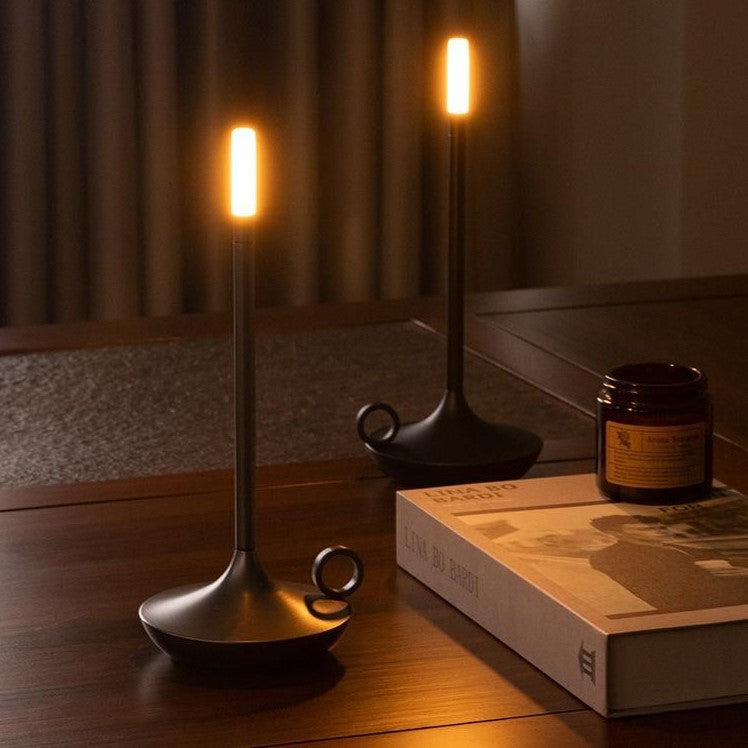Twiva I Dimmable LED Table Lamp – USB Rechargeable, 3-Level Touch Dimming, Warm White (3000K)