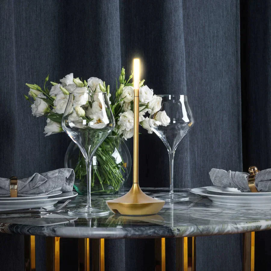 Twiva I Dimmable LED Table Lamp – USB Rechargeable, 3-Level Touch Dimming, Warm White (3000K)