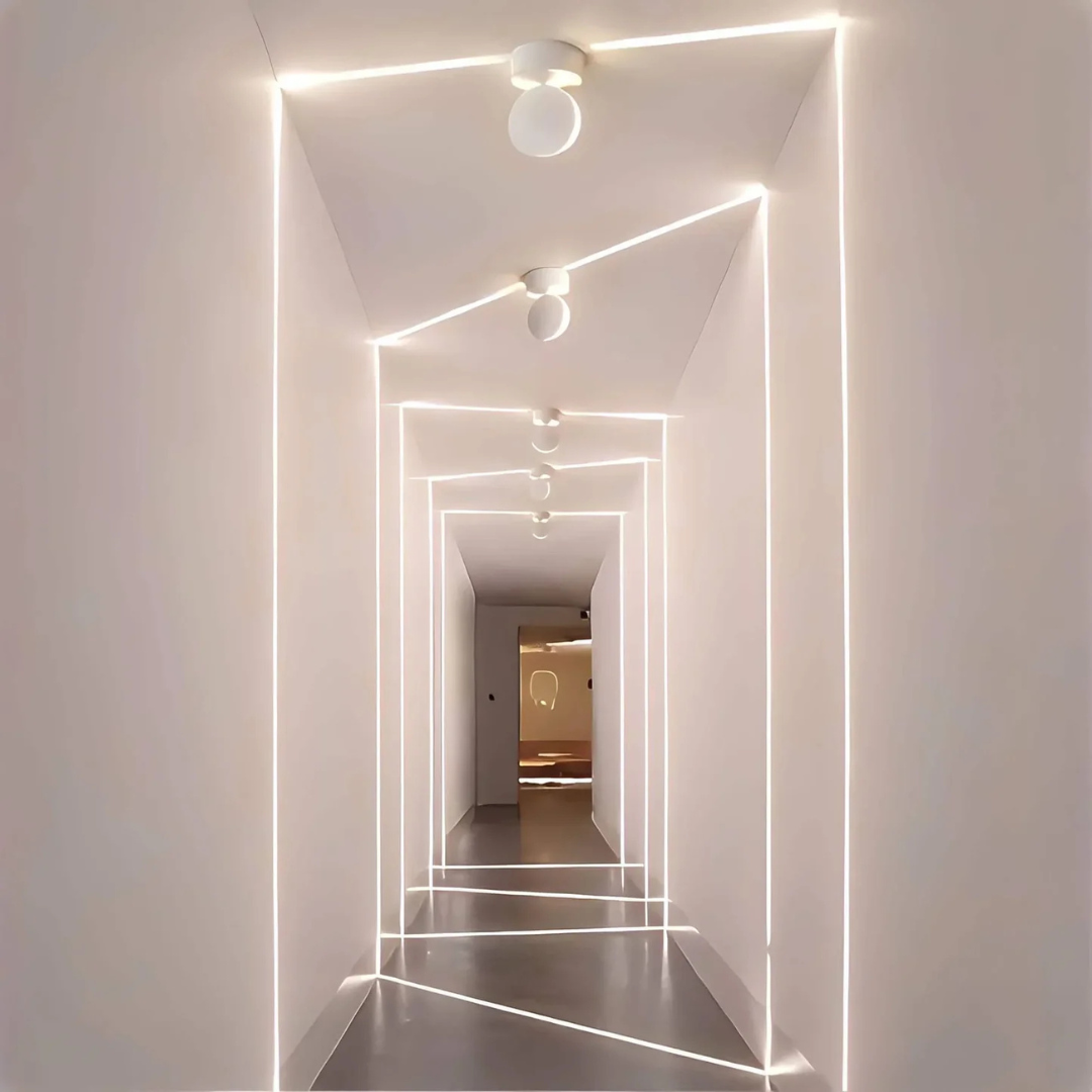 UrbanLume Flexible LED Wall Lamp – 360° Adjustable, IP65 Waterproof, 7W Warm White (3000K)