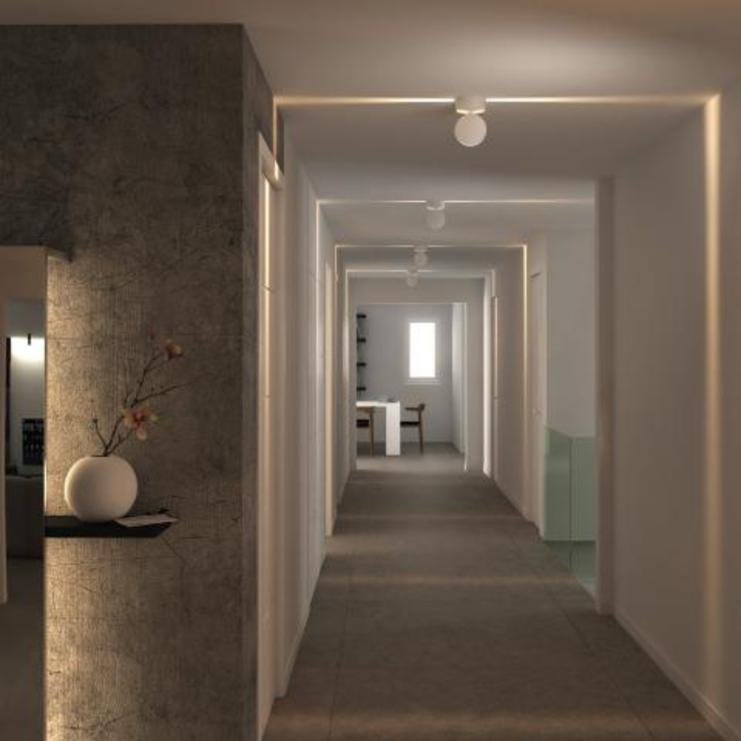 UrbanLume Flexible LED Wall Lamp – 360° Adjustable, IP65 Waterproof, 7W Warm White (3000K)